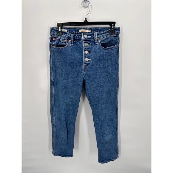 LEVI'S Wedgie Straight Denim Jean // 28x26 26995-0000 - Picture 3 of 11